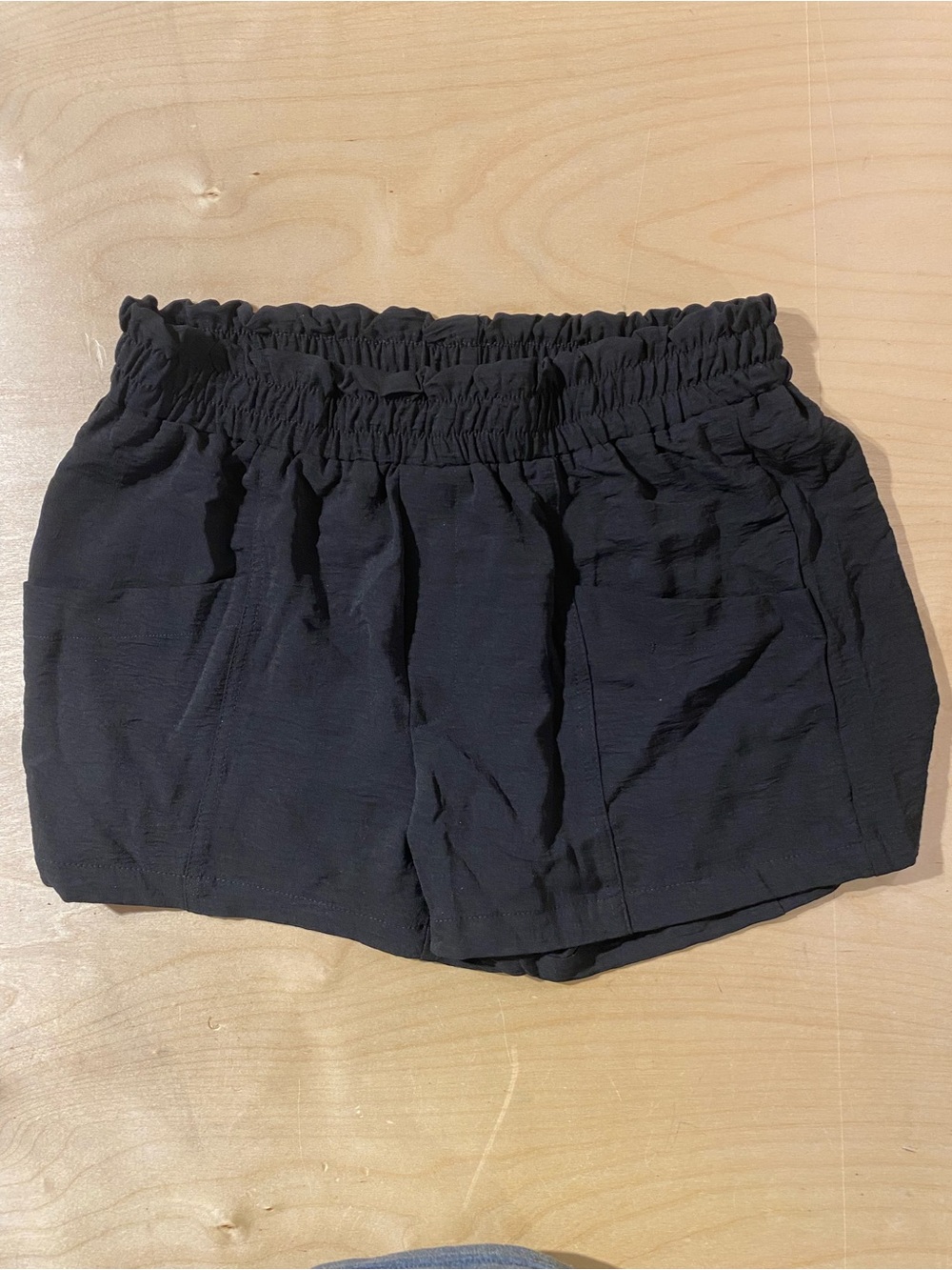Classic Concepts Women’s Black Elastic-Waist Shorts XL (SQ)